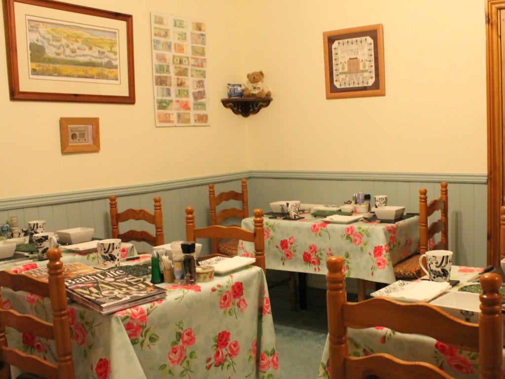 Breakfast room at White Guest House